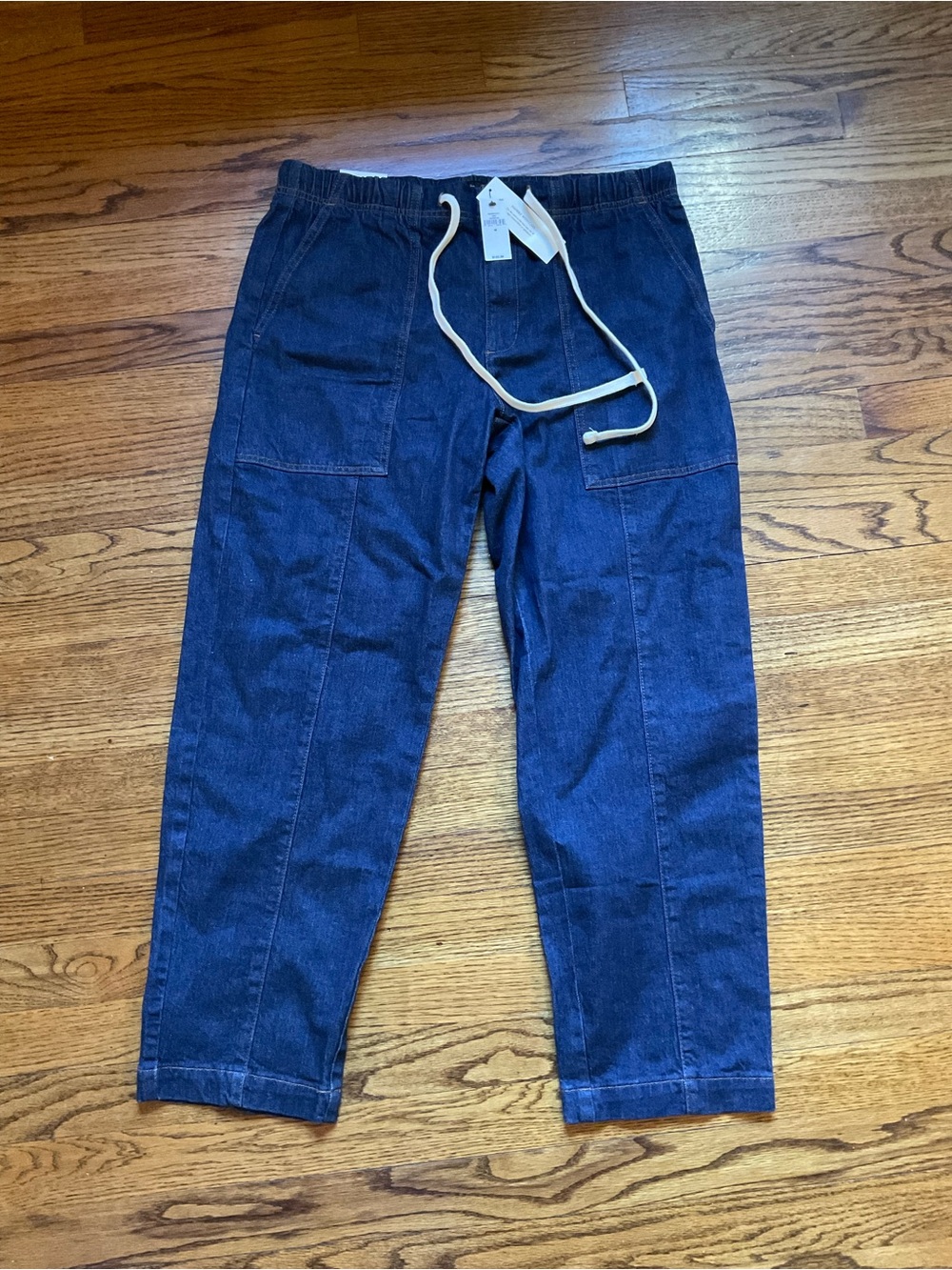Banana Republic Straight Leg Jeans in Dark Blue